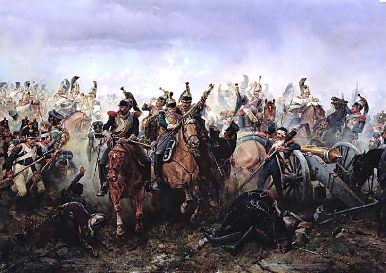 Bogdan Villevalde Battle of Fere-Champenoise 1814 Germany oil painting art